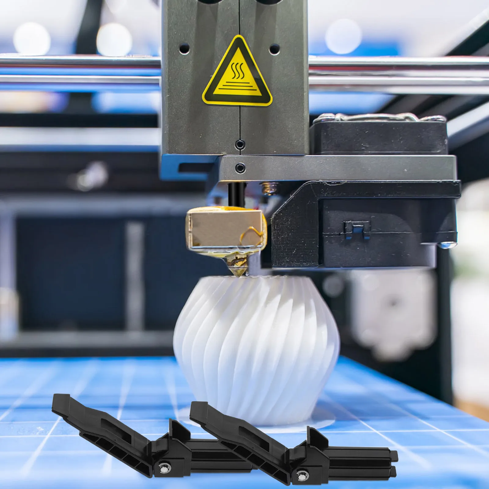 2 قطعة دعم الطابعة قوس استبدال جزء مسنده غطاء لوحة القدم ل Mf4453 دائم حامل الجدول ركن جبل ثلاثية الأبعاد #4