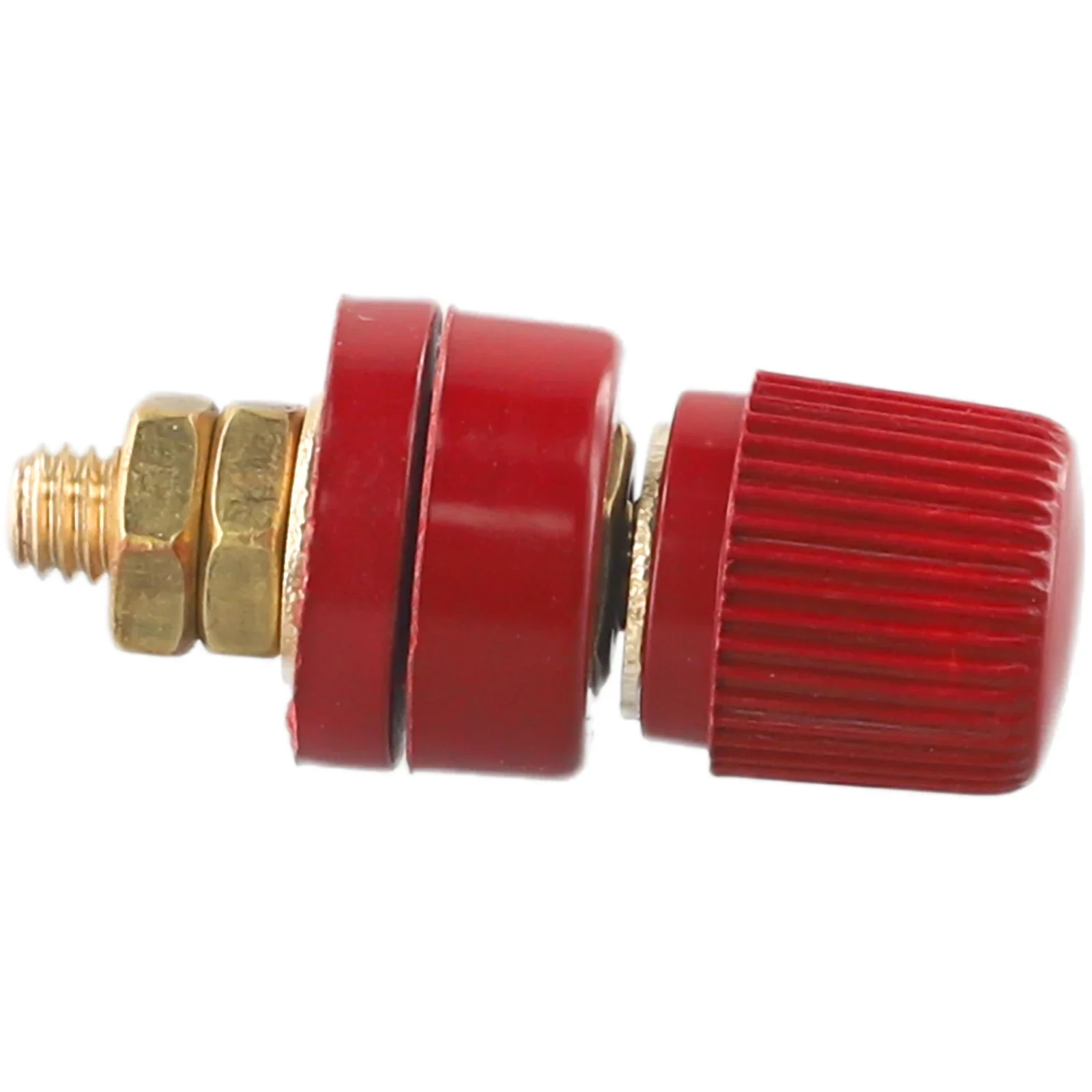 2pcs Black Post Terminal+Red Post Terminal Post Connectors Are Flexible And For 6mm Stud Cable Connection Or Extended Jumper.