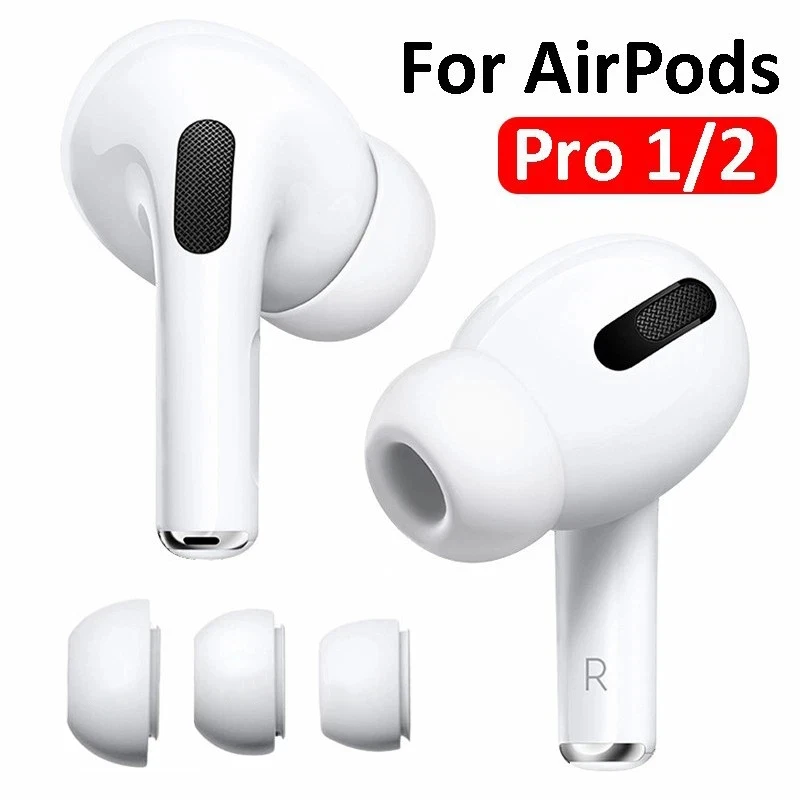 Embouts d'oreille en silicone pour Apple Airpods Pro 1 2, embouts de protection pour écouteurs, couvre-écouteurs, réduction du bruit, coussinets d'oreille pour Air Pods Pro 2 1