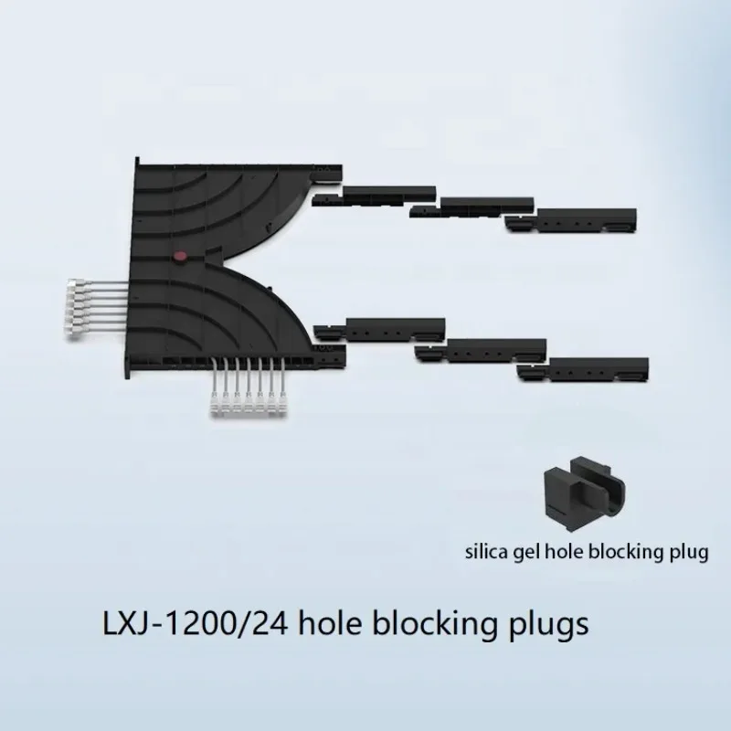 Channel Type Cable Management Tray 24-hole Cable Manager for Data Center Rack/Cabinet