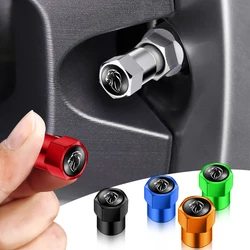 4pcs/set Hexagonal Car Wheel Air Valve Stem Cover Caps For Peugeot RCZ 108 206 207 208 301 306 307 308 406 3008 5008 Accessories