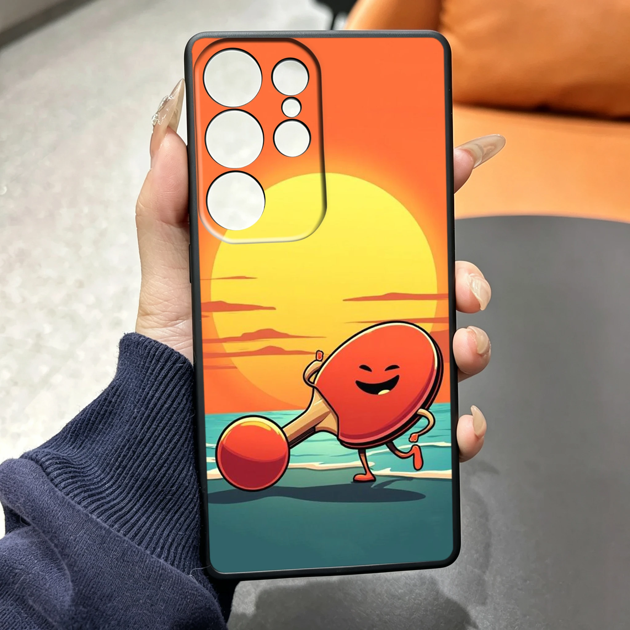 新しい卓球漫画柄スマホケース、Samsung S25Edge - Table Tennis Quotes のレビューと価格