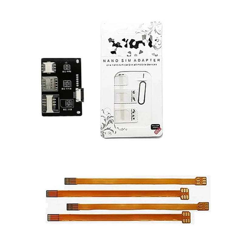 4 in 1 SIM Activation Tool Kit SIM Card Extension Adapter Converter to IC Smart Card Nano Micro SIM Card Extension