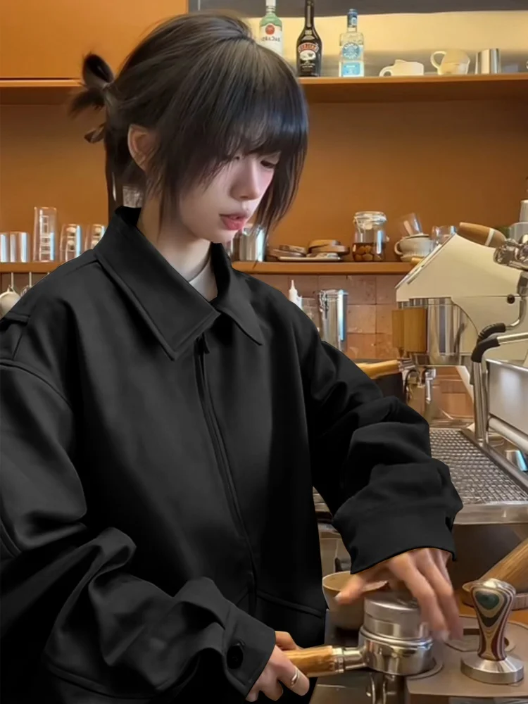 

Men's Suede Jaet Winter Thi Warm Cotton American Cleanfit Collar Casual Cotton Coat Long Sve Zipper Closure Color