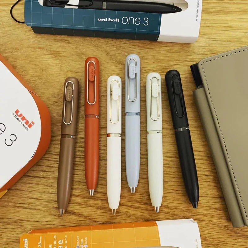 uni-ball One3 Rotating Multi Pen,0.38/0.5mm Minimalist Twist-Action,Modular Refill System,Stabilizer Mechanism ForSmooth Writing