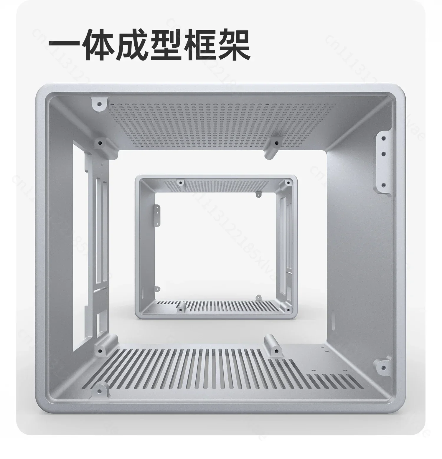For MQ6 All‑in‑One Aluminum Alloy ITX Case, Compact Mini A4 Small‑Size Desktop Computer Chassis