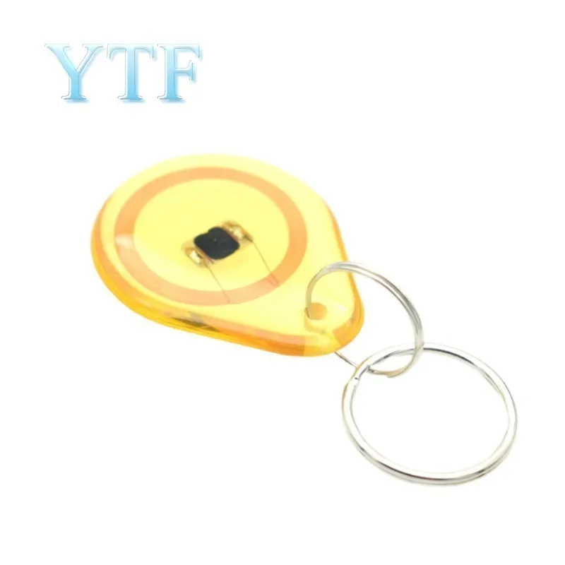 

13.56MHz RFID Crystal IC special-shaped card S50 chip transparent keychain card NFC label keychain card for arduino