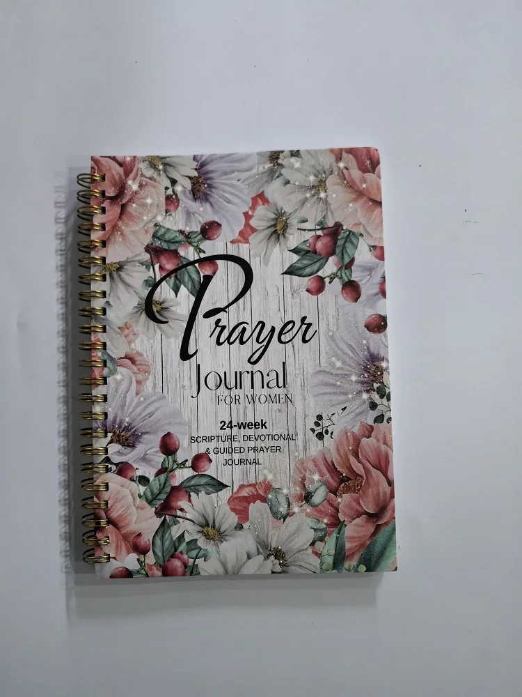 Women's 24-Week Scripture Devotional Prayer Journal Guided Bible-In-A-Year Notebook for Faithful Reflection And