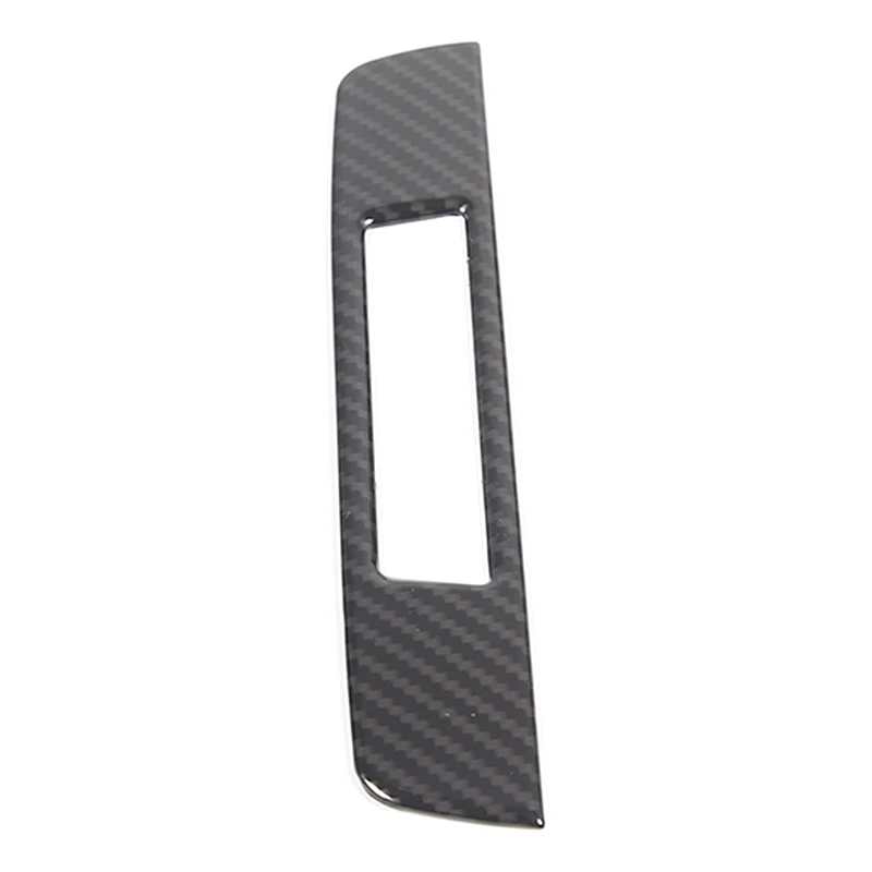 For 16-23 Mazda MX-5 Central Control Seat Belt Indicator Decorative Frame ABS Carbon Fiber Interior Accessories