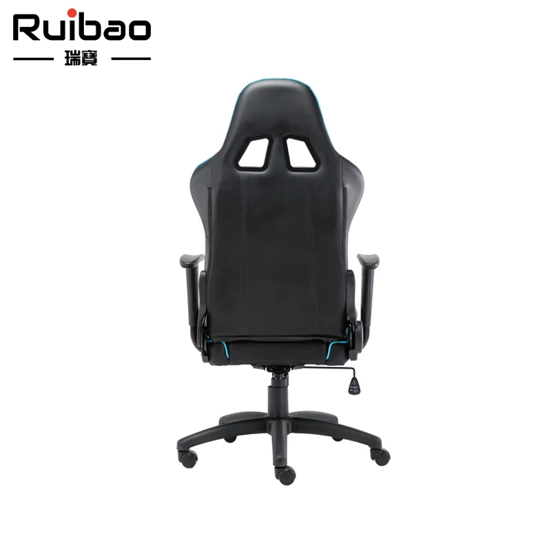 Reclining PU leather gamer cheap blue silla gamer racing office chair  gaming chair