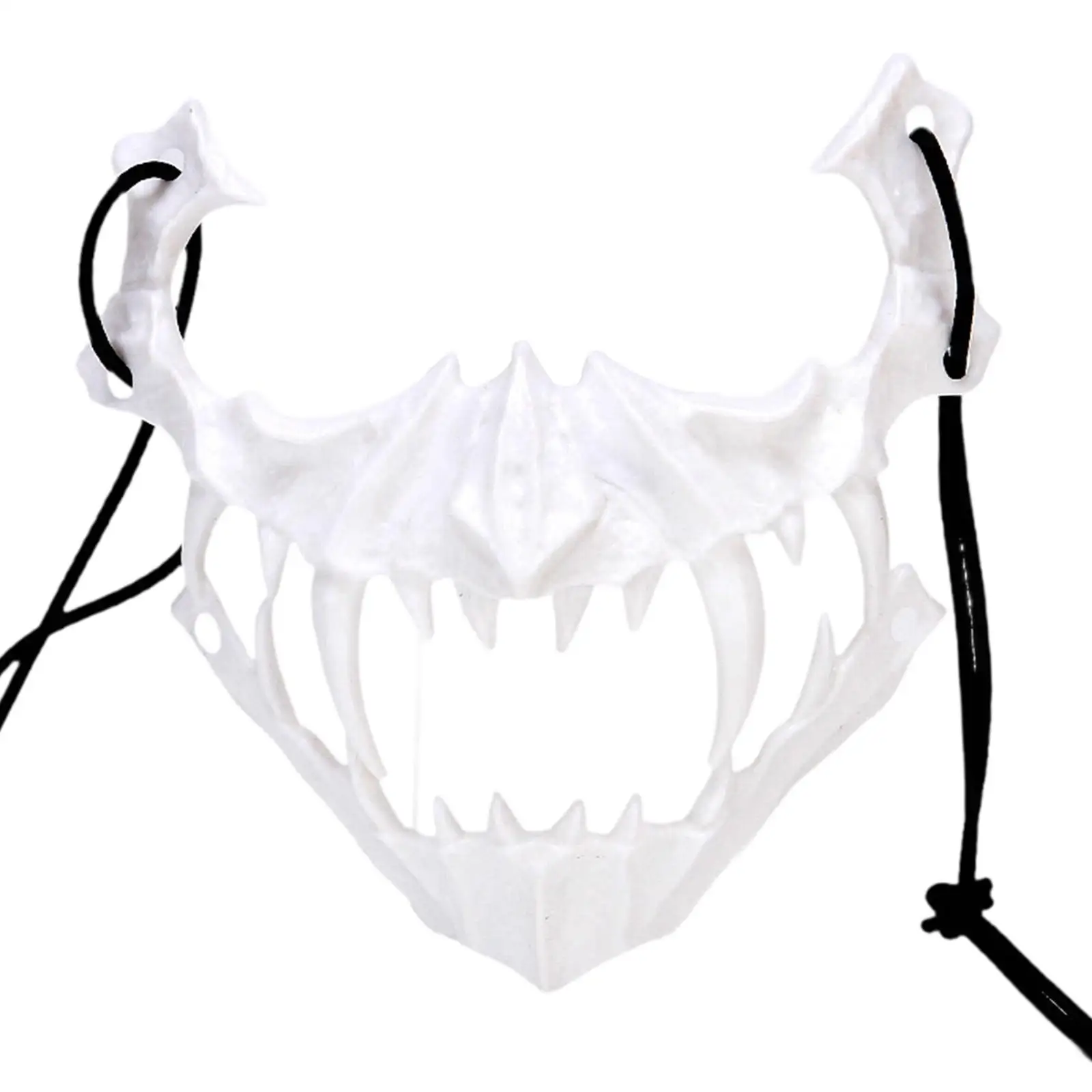 Halloween Mask Easy to Use Decorative Convenient Half Mask Cosplay Costume