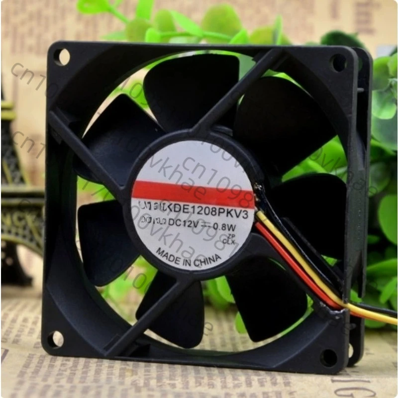 

KDE1208PKV3 8CM 12V 0.8W ultra quiet 8020 magnetic levitation cooling fan