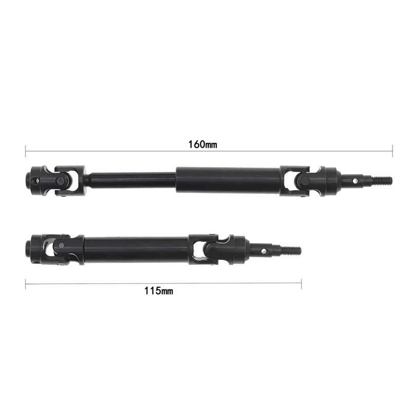 AS96-Front Rear Drive Shaft CVD Driveshaft For TRAXXAS F-150 Raptor R 4X4 1/10 RC Car Upgrade Parts Accessories