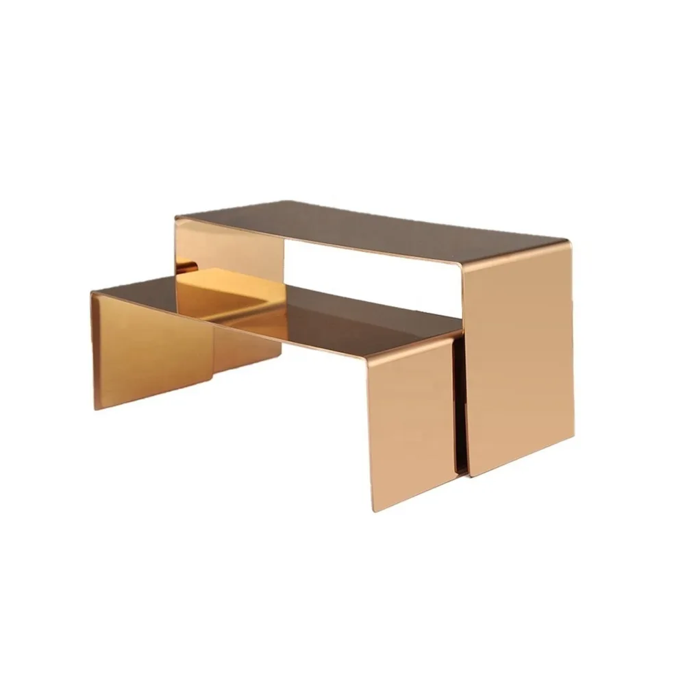 

2pcs/set Metal Two-layer Handbag Display Bracket Retail Store Shoe Bag Shelf