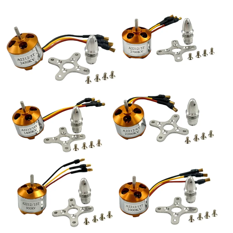 XXD2212 brushless motor, suitable for high-speed fixed-wing aircraft at 1400KV/2450KV