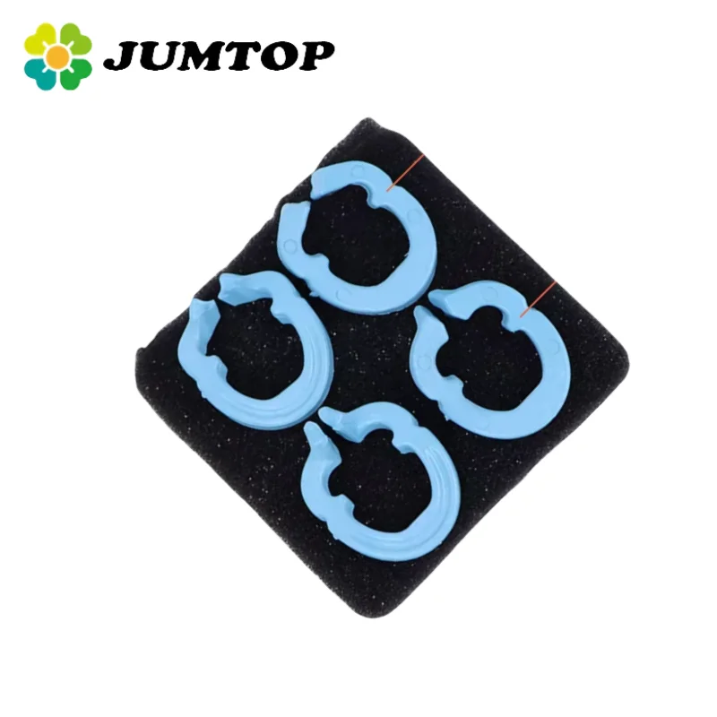 

JUMTOP 4 шт./кор., зажимное кольцо из стоматологической смолы, резиновый зажим для плотины, барьерный зажим, сепаратор, материал для стоматологии