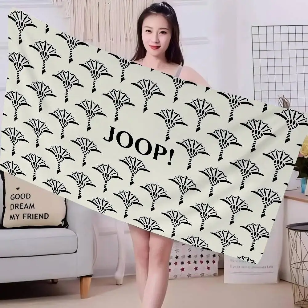 J-Joops Logo Microfiber Beach Towel Absorbent Quick Dry Soft Yoga Swimming Resort Mountain Climbing Towel