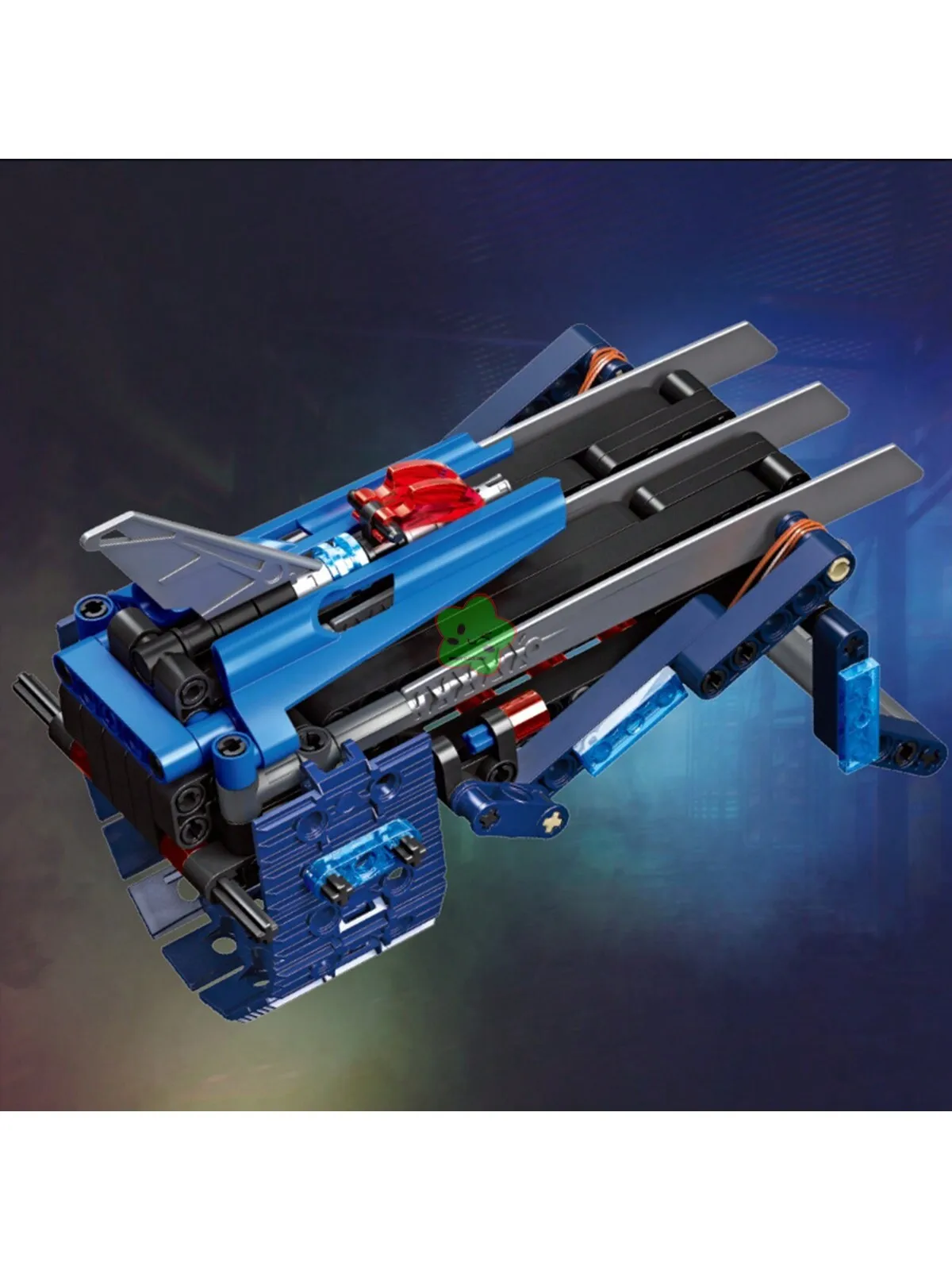 217 pcs Building Blocks Artificial Diamond Ice Wolf Claw Sharp Blade That Boy kid Assembly Brick Toy Thanksgiving/christmas Gift