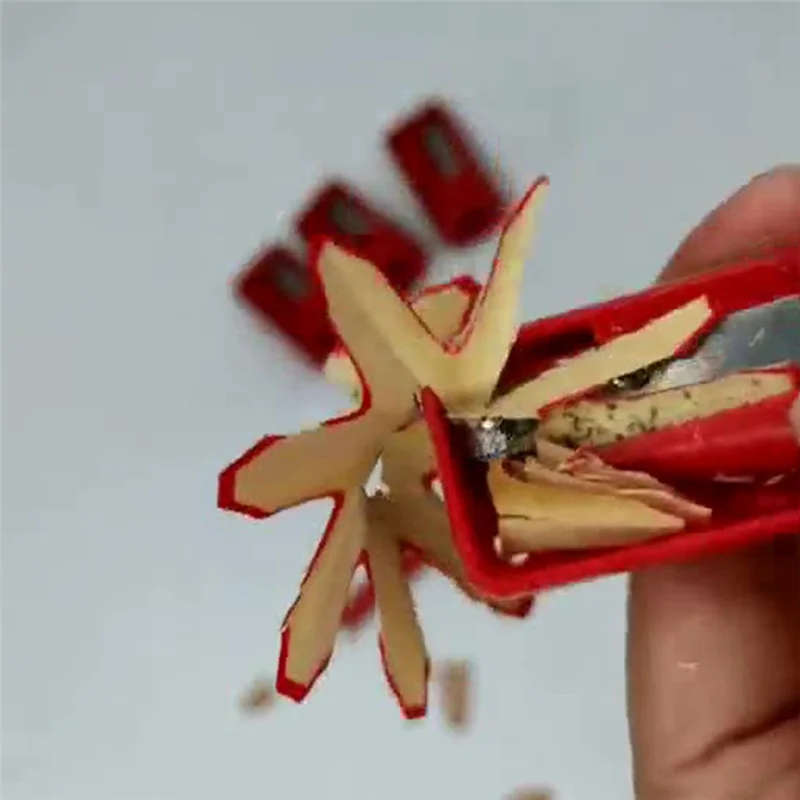 15Pcs Octagonal Carpenter Pencil Sharpener Square Oval Carpenter Pen Manual Sharpener-AB52