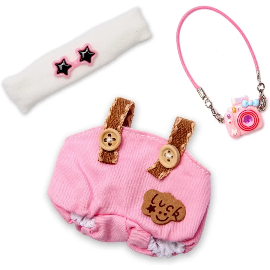 

Dolls Clothes Set for 15cm 17cm Dolls Accories 3 Piece Set Outfits for Doll Handcrafted Stylish Doll Clothes for Doll NO Doll (