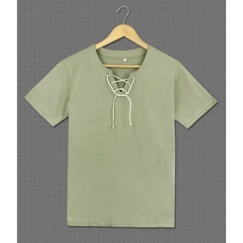 

New 2025 Eren Jaeger Cosplay Costume Green Long / Short Sleeve T- Daily Casual Shirt Anime Clothing☆★☆★qq