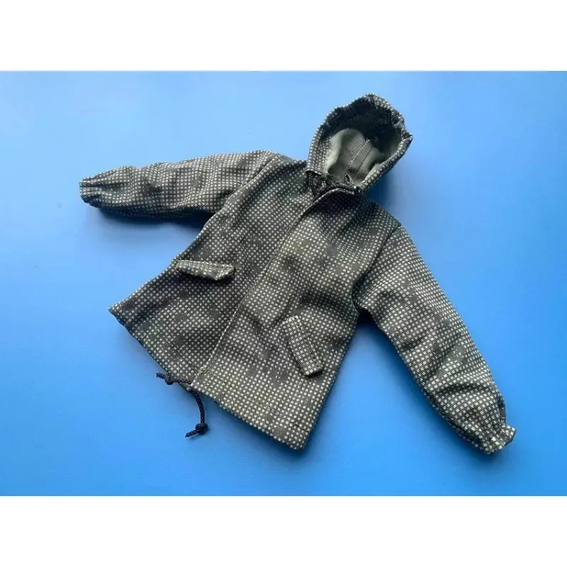 معطف سترة واقية من الرياح بمقياس 1/6 مع قبعة من الحرب العالمية الثانية ألمانيا الأمريكية ملابس قتالية عسكرية نموذج لشخصيات عمل جندي BJD مقاس 12 بوصة