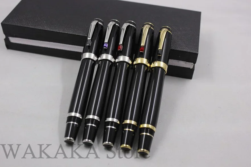 2021 Luxury mb Wakaka mon stone Roller Gel pen roller ball Fountain Pen blanc ink pen