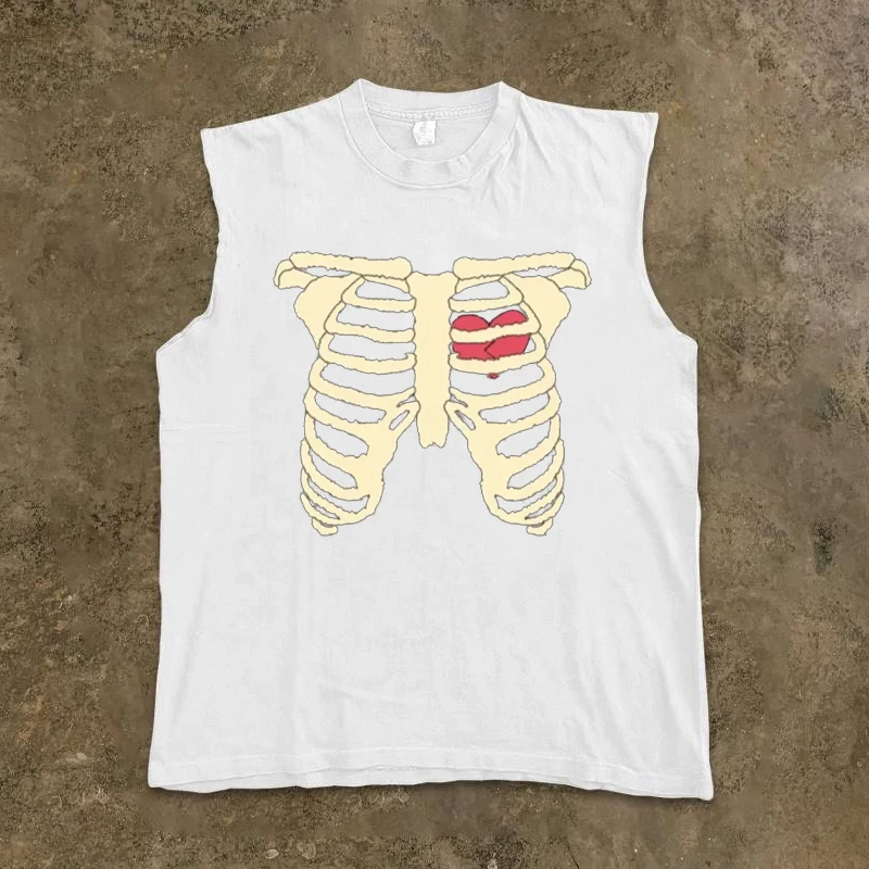 Men's Sleeveless Vest Bottoming Shirt Pure Color No-Buckle Design Summer Fashion Casual round Neck Daily Wear Upward Hero
