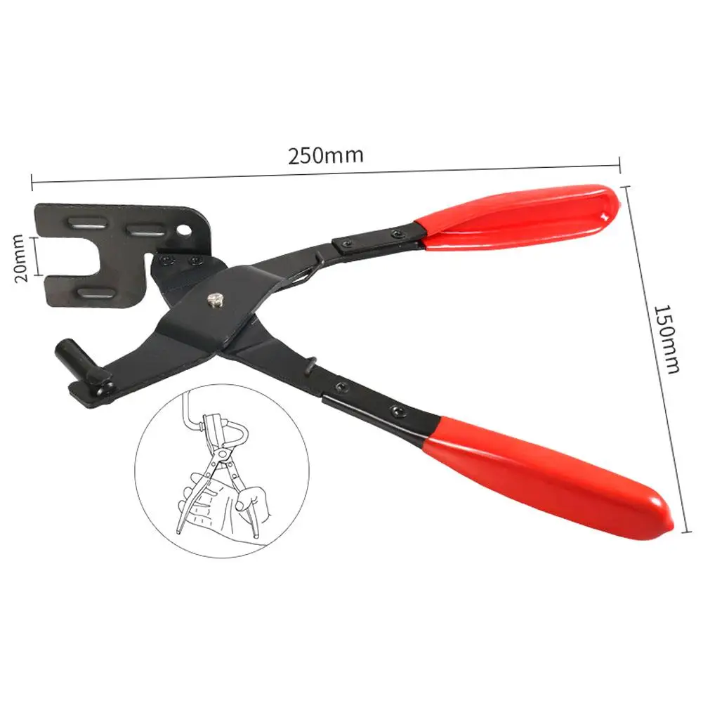 Universal Car Exhaust Hanger Removal Pliers Auto Exhaust Pipe Rubber Pad Plier Puller Tool Special Disassembly Tool