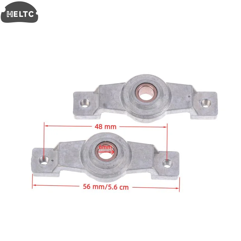 2/4 قطعة دعامة محرك YJ61، دعم متين لمحركات القطب المظلل، تثبيت كتلة عمود المحمل #6