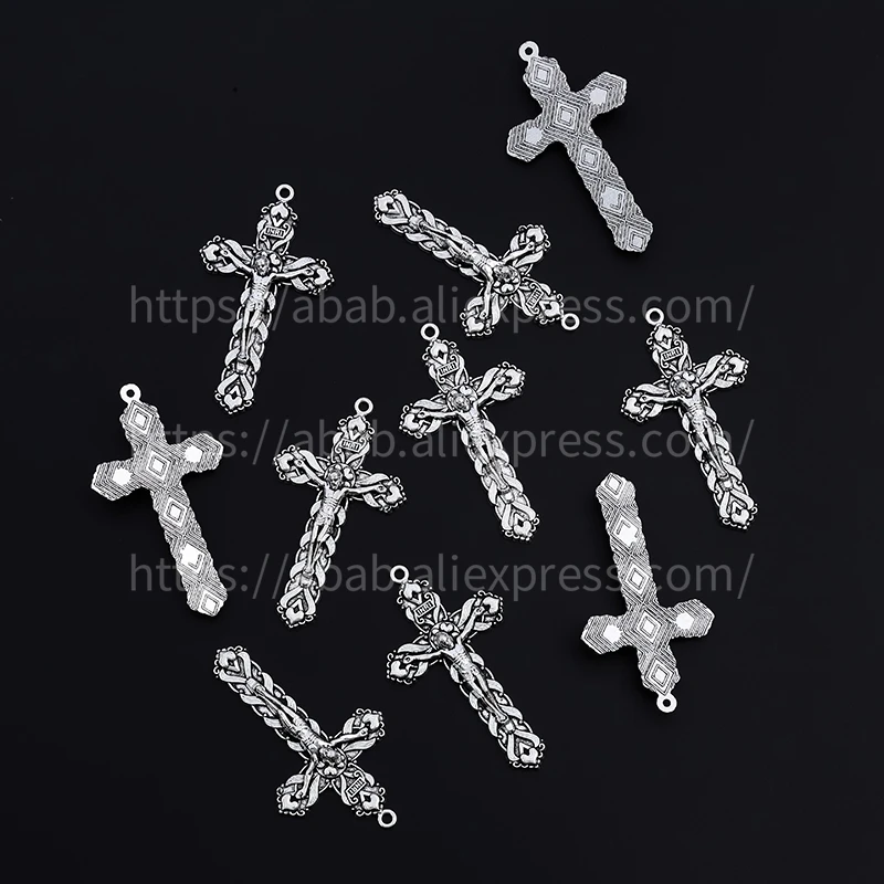 5pcs/Mary Medal, connector for the central part of the Rosary of the Virgin Mary, DIY jewelry accessories