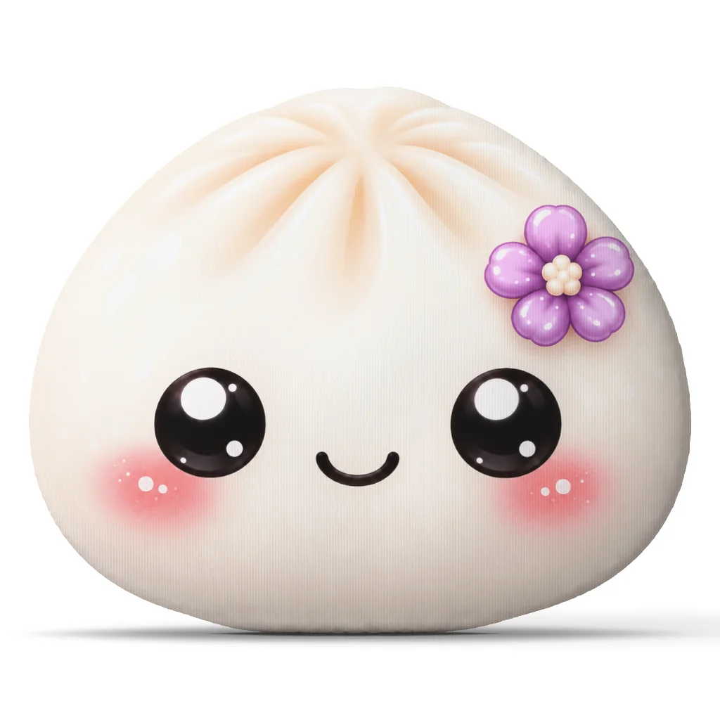 Bao Bun Flower Shaped Pillow Cushion Irregular Stuffed Throw Pillow for Sofa Home Decoration Gift