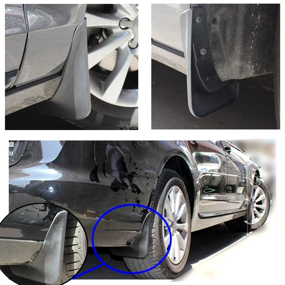 Molded Mud Flaps Accessories Fit For Audi A6 C7 2011-2015 Mud Flap Splash Guards Front & Rear Sedan Avant Quattro 2012 2013 2014