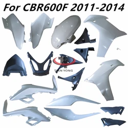 Bodywork Fairing Components ABS Injection Plastic parts For CBR600F 2011 2012 2013 2014 CBR 600F Motorcycle Unpainted