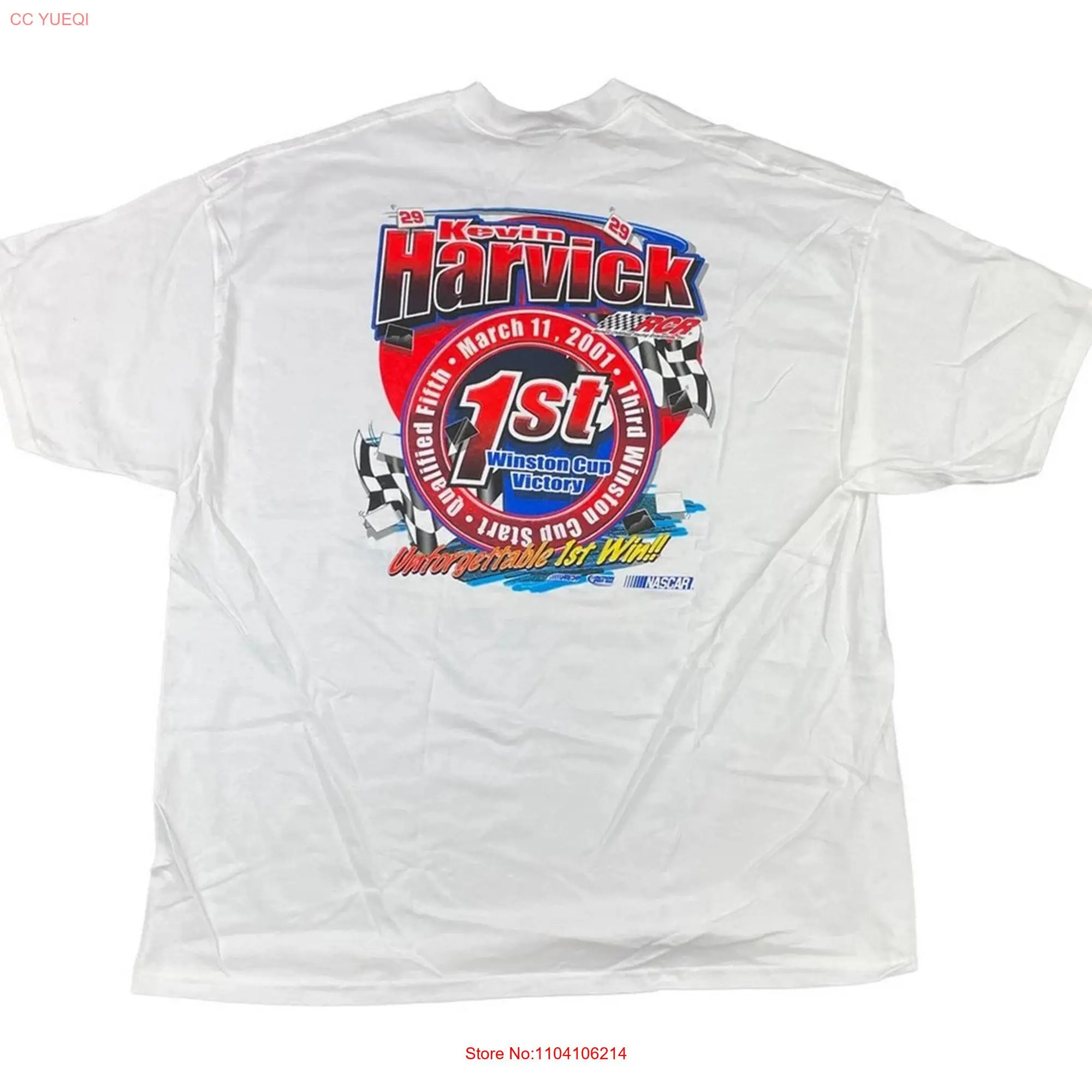 Vintage Kevin Harvick 1st Winston Cup Victory T Shirt Sweater For Father Mother long or short sleeves