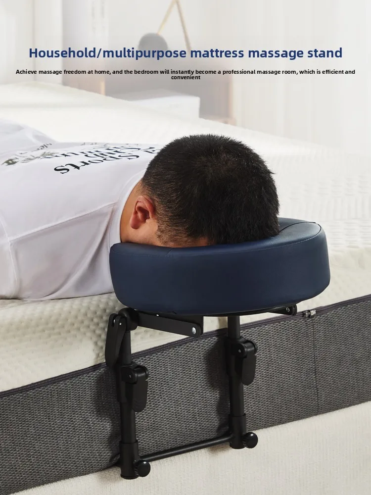 Foldable Face Down Pillow with Massage Headrest – Portable Beauty Support Cushion for Post-Surgery Recovery & Relaxation