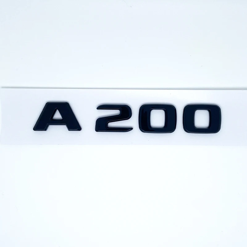 رسائل ثلاثية الأبعاد A180 A200 A220 A250 A260 A180d A220d 4Matic ABS شعار لمرسيدس بنز A سيارة الجذع الخلفي لاصق الشعار