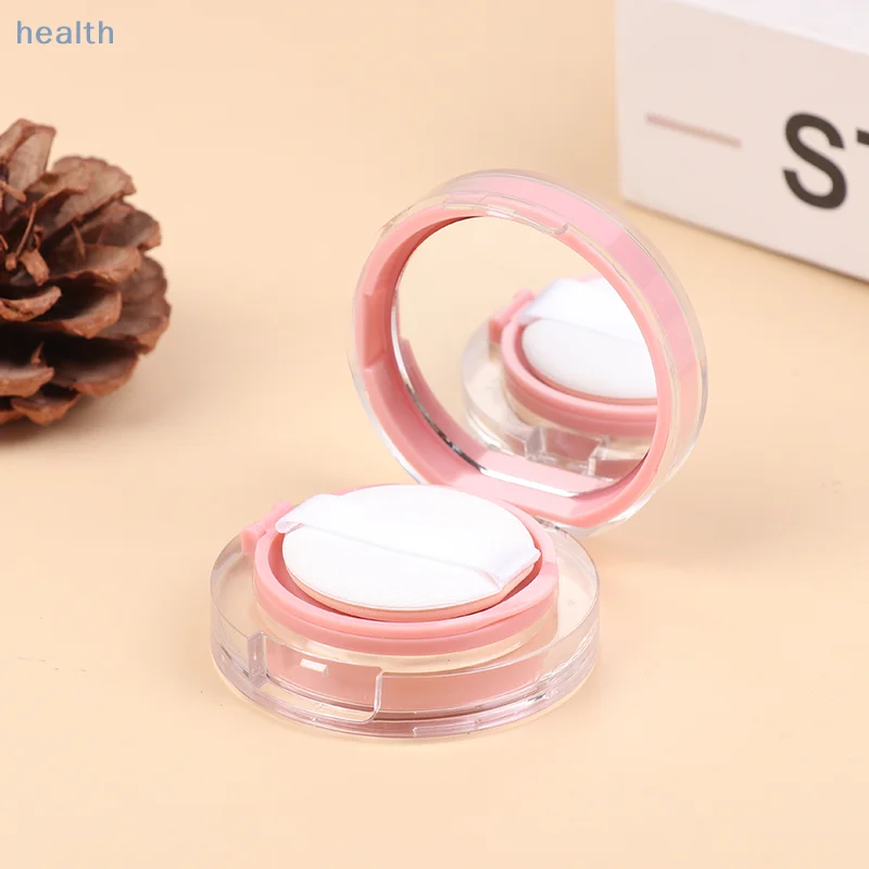 Roze Mini Luchtkussen Foundation DIY Box Lege Bladerdeegdoos Met Spiegel Voor BB Cream Cosmetische Container Make-up Case Huidverzorging