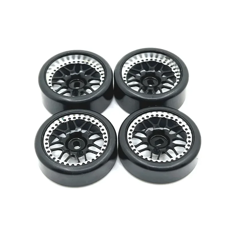 

Remote Control Car Parts Metal Upgrade 27mm Drift Hub Tire for Wltoys Kyosho Mosquito Car 1/28 Accessories Upgrade Parts RC Car