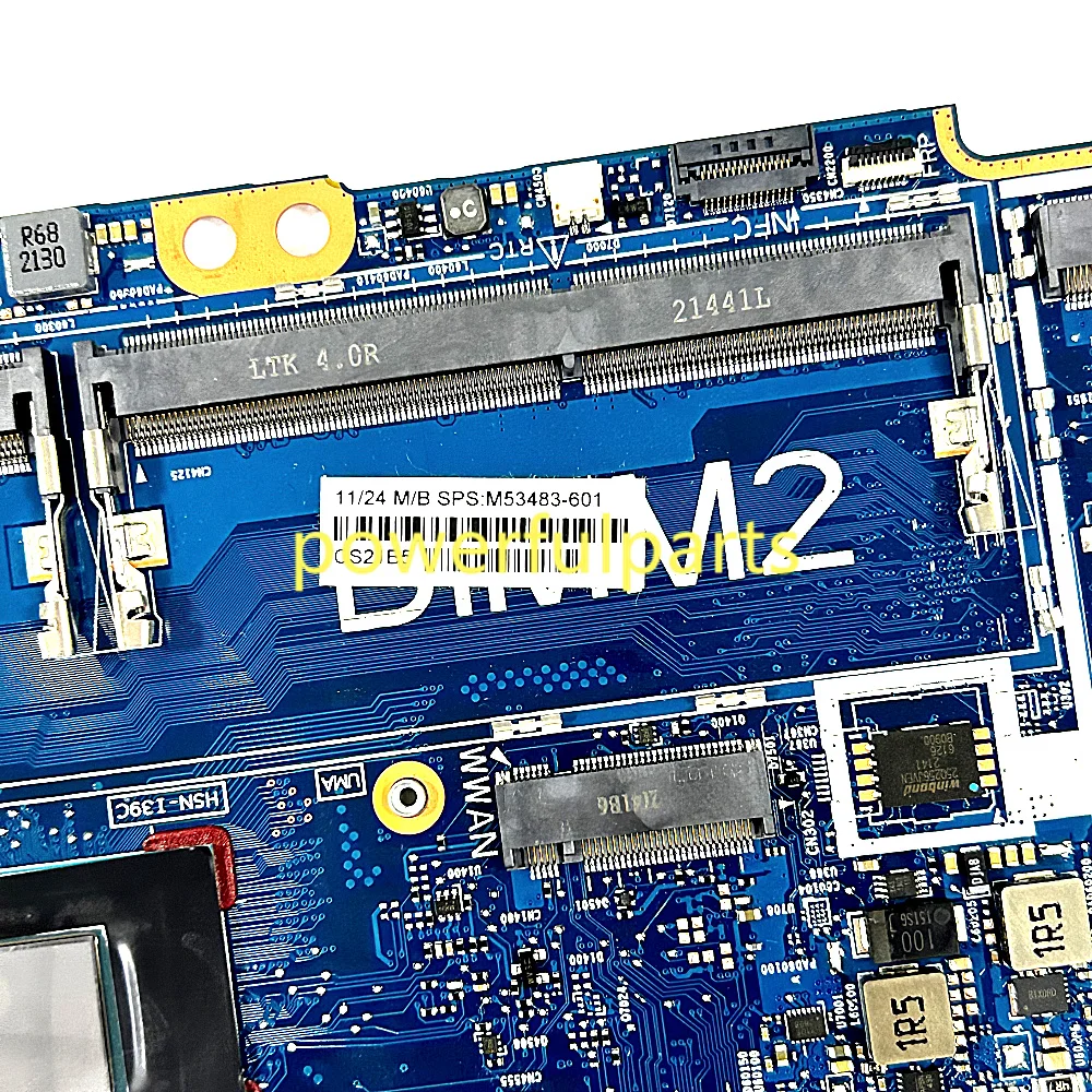 For HP Elitebook 835 845 G8 Motherboard M53483-601 6050A3234201 R7 PRO 5850U CPU On-Board Working Good