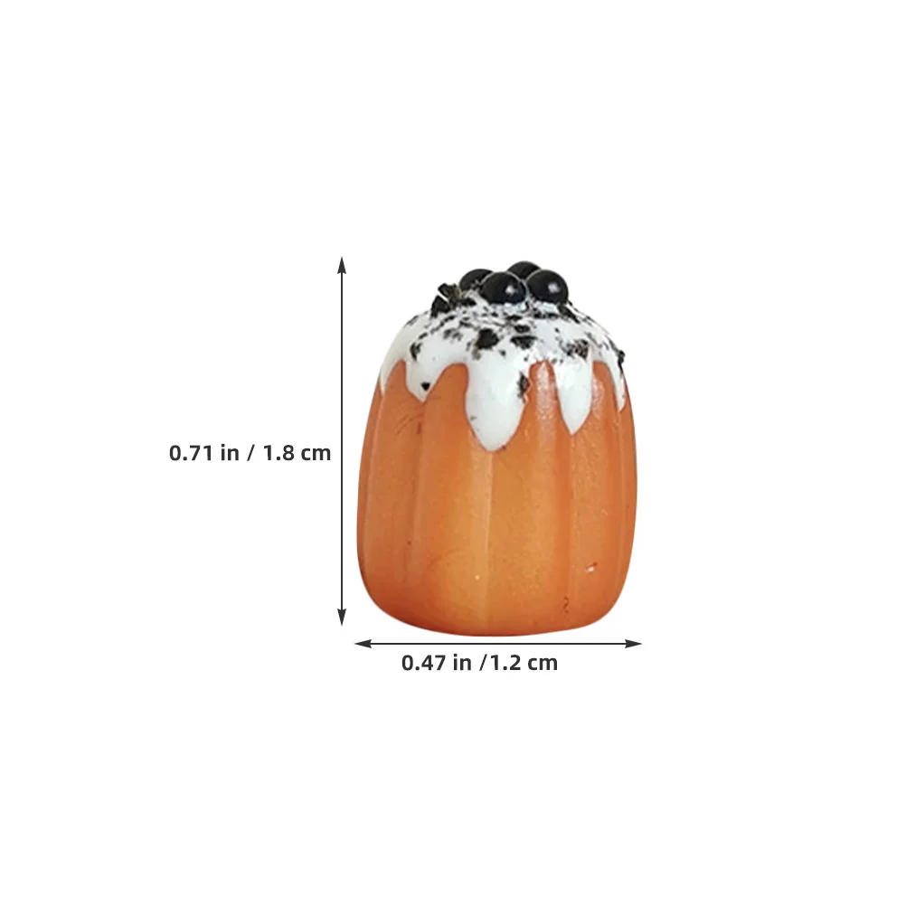 4 قطع من بيت الدمى المصغر يعرض الكعك الواقعي لملحقات المخابز
