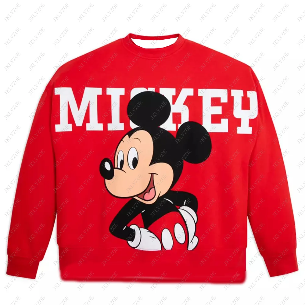 Disney Christmas Men Kids Mickey Mouse Teenager Girls Top T Shirt Gift Tee Children Boys Women Clothes Sweatshirt Hoodie 2024