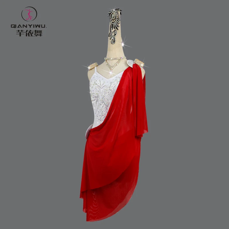 Falda de Baile para Mujer, Vestido de Salón, Samba 2026, Traje Latino, Elegante, para Fiesta, Baile de Graduación, Disfraz, Ropa de Baile, Ropa Sexy Nueva para Chicas  competicion traje fiesta para con flamenco bailes