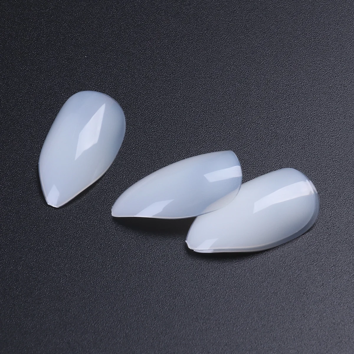 

600Pcs Water Drop Nail Tips Style Full Cover False Nails for Halloween Christmas Party Nail Art Decoration