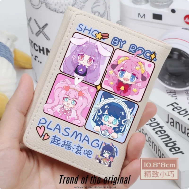 

Anime SHOW BY ROCK Fashion Wallet PU Purse Card Holder Hasp Money Bag Cosplay Gift B2173