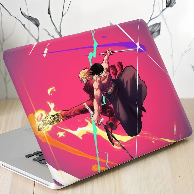 2Pc, anime character computer protective cover, scratch-resistant,self-adhesive and long-lasting,easy to install and disassemble