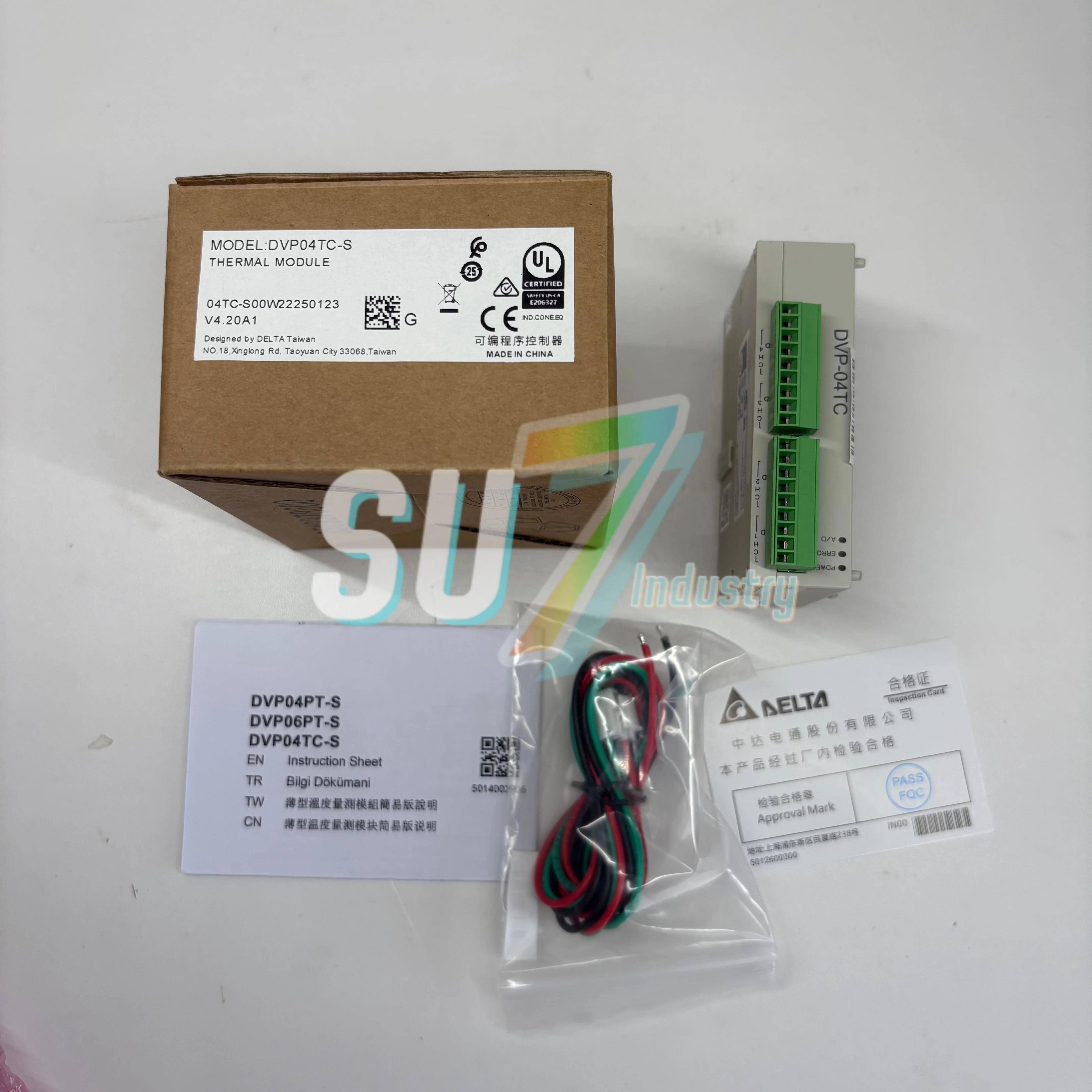 100%  New DVP04TC-S PLC Temperature Module