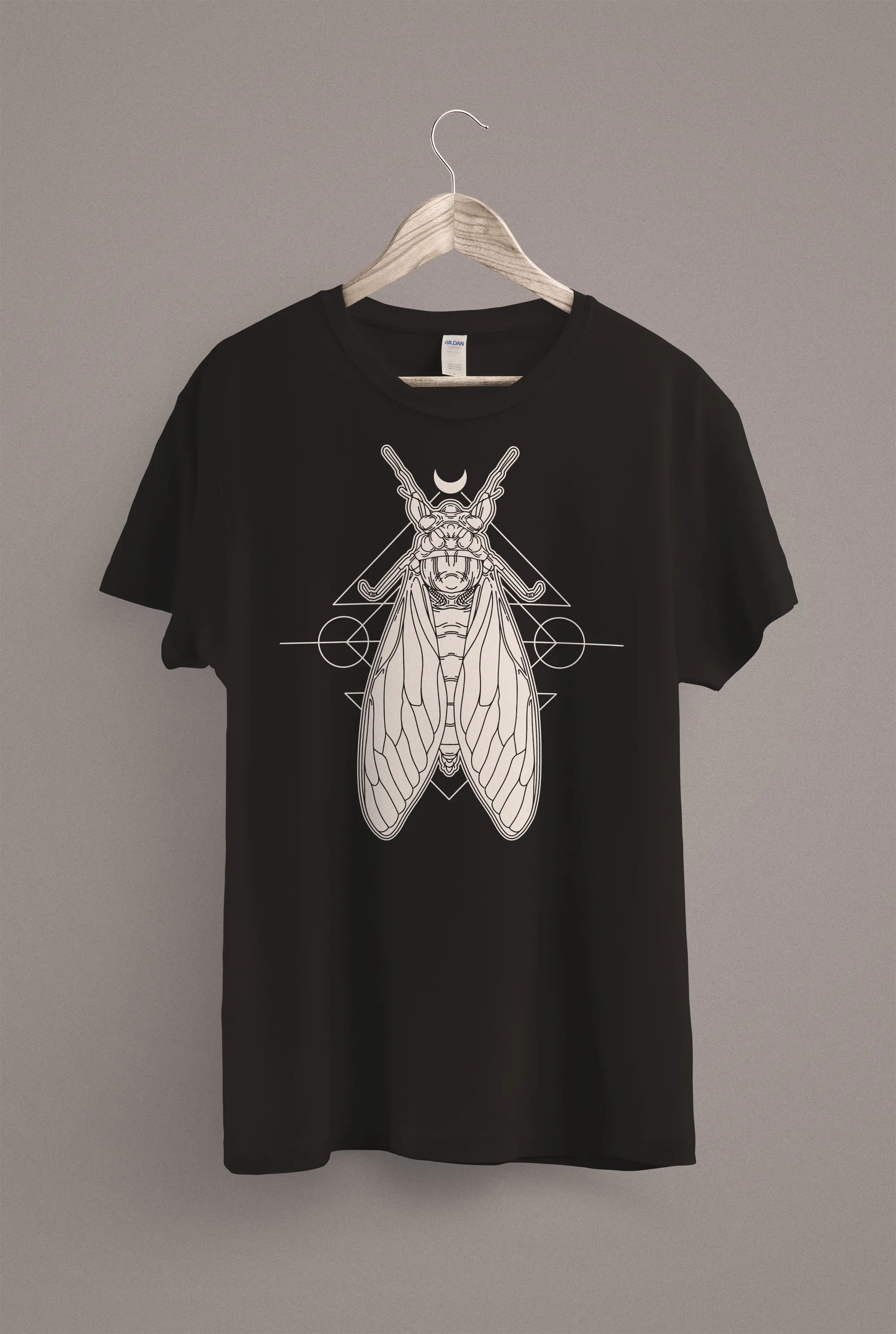 Cicada T Shirt Entomology Insect Gothic Clothing Nu Goth Witchy Hipster Pastel Grunge