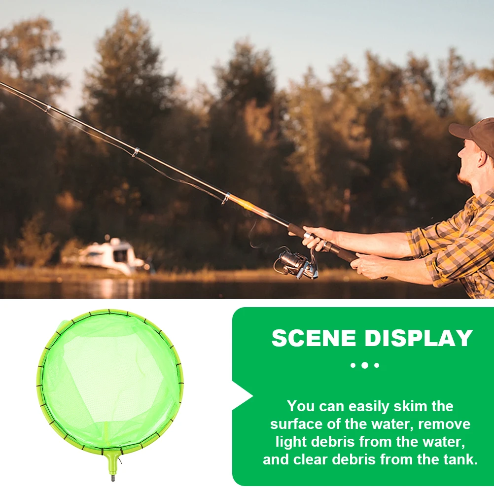 

Fishing Net Bag Replacement Fine Mesh Detachable Fishnets Outdoor Pouch Removable Nets For Collecting Fishes Debris From Tank