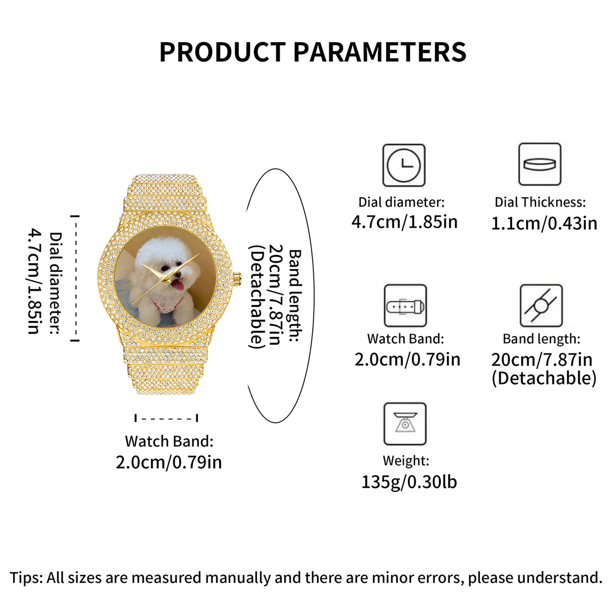 DIY anpassbare Luxus-Herren-Quarzuhr mit vollständig mit Diamanten besetztem Zifferblatt – perfekt für Freizeit- und Geschäftsanlässe Reloj Hombre
